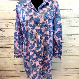 Victoria Secret Women’s Floral night shirt Large